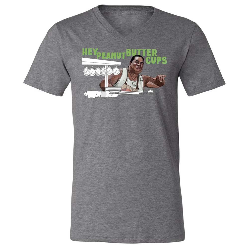 Unisex V-Neck T-Shirt - HWVL5234 - Deep Heather - 9