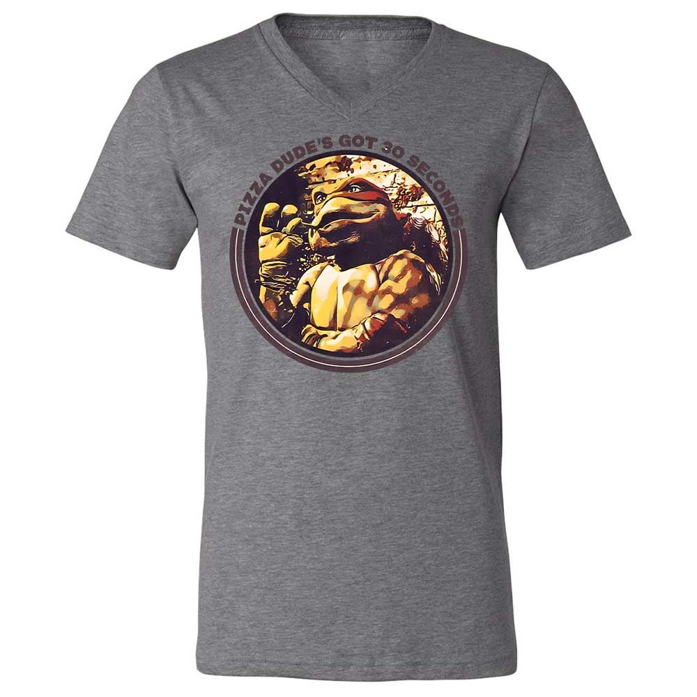 Unisex V-Neck T-Shirt - TMX7ZPRY - Deep Heather - 9