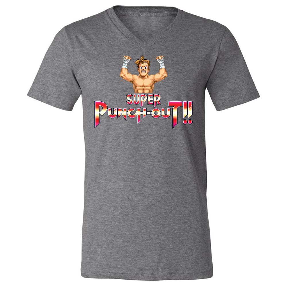 Unisex V-Neck T-Shirt - 2AM3EMLQ - Deep Heather - 9
