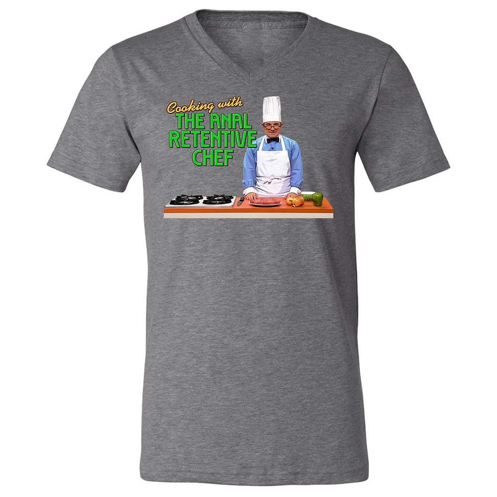 Unisex V-Neck T-Shirt - M6QQ6ZHC - Deep Heather - 9