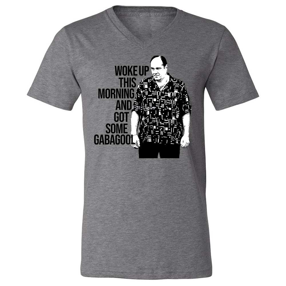 Unisex V-Neck T-Shirt - MNQF1C4G - Deep Heather - 9