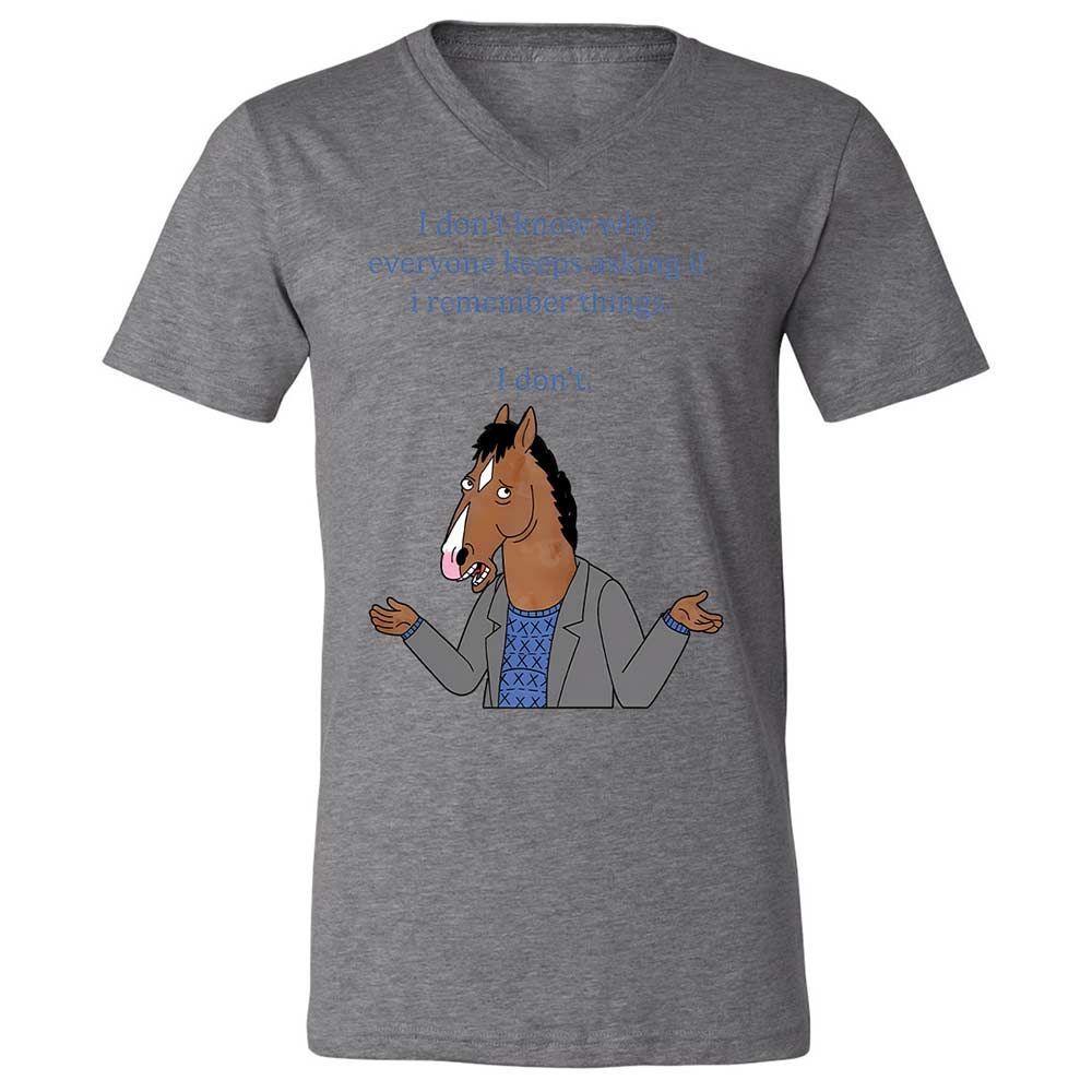 Unisex V-Neck T-Shirt - KKM5A3EK - Deep Heather - 9
