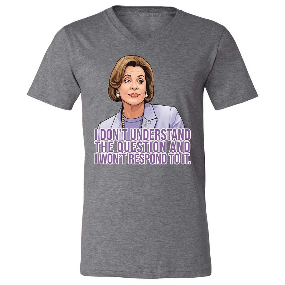 Unisex V-Neck T-Shirt - 23YBNVVS - Deep Heather - 9