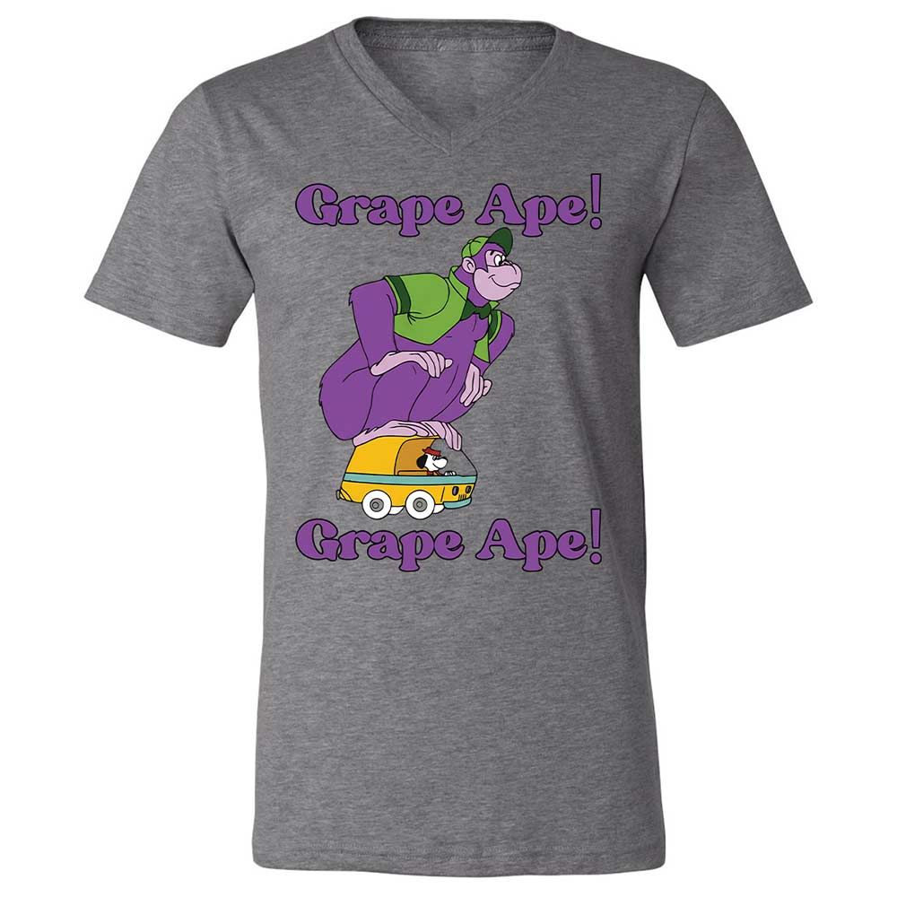Unisex V-Neck T-Shirt - K4ML1NTP - Deep Heather - 9