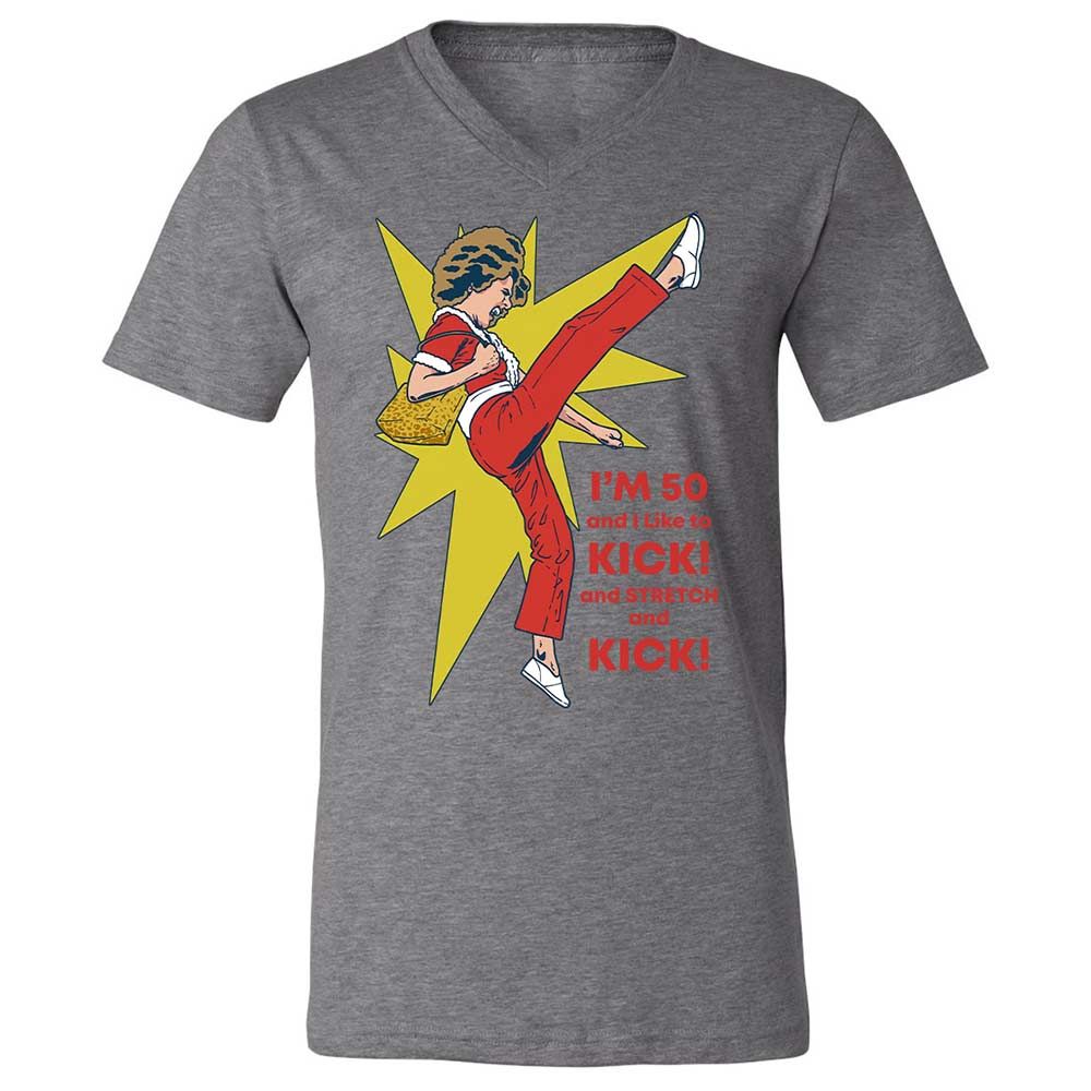 Unisex V-Neck T-Shirt - 4TNNU7HN - Deep Heather - 9