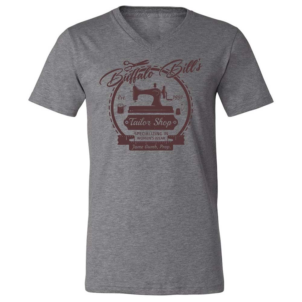 Unisex V-Neck T-Shirt - 7J74FXUU - Deep Heather - 9