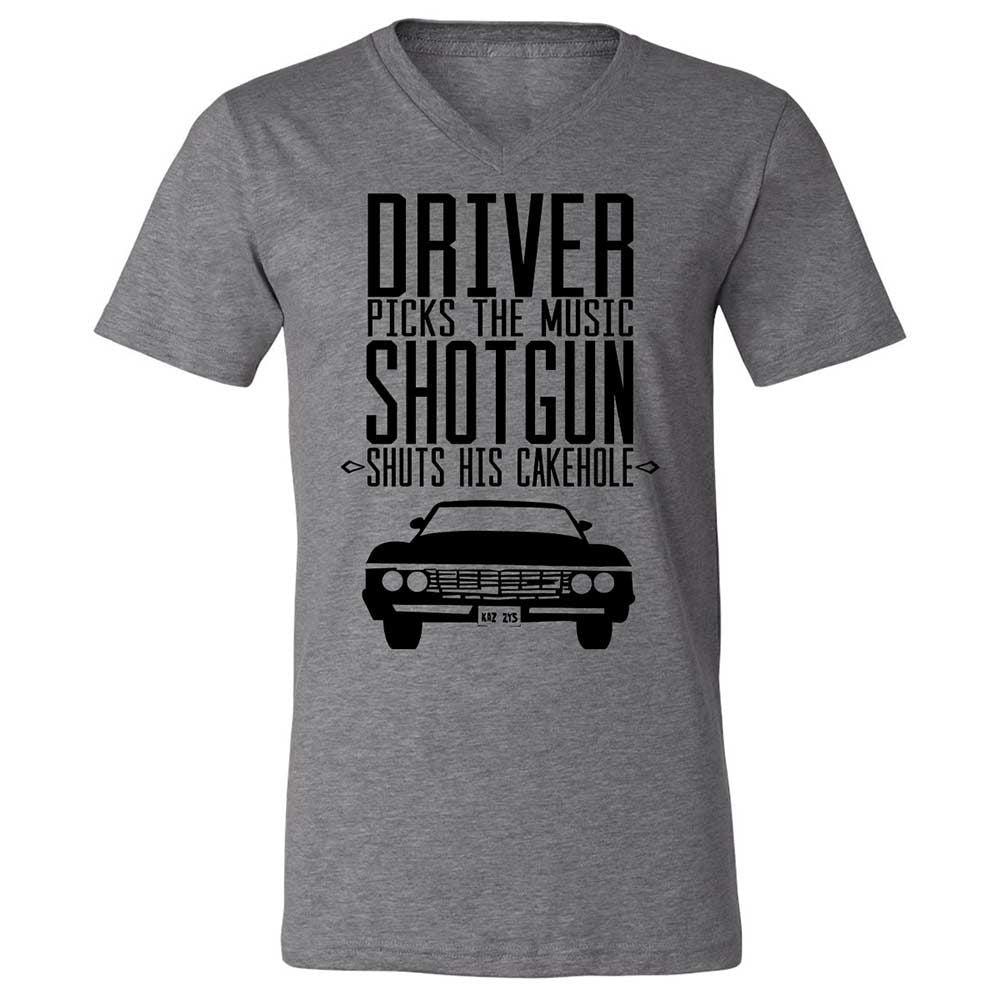 Unisex V-Neck T-Shirt - 83Y1225L - Deep Heather - 9