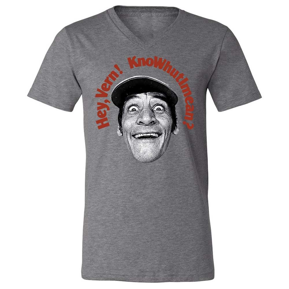 Unisex V-Neck T-Shirt - SGKFSK2F - Deep Heather - 9