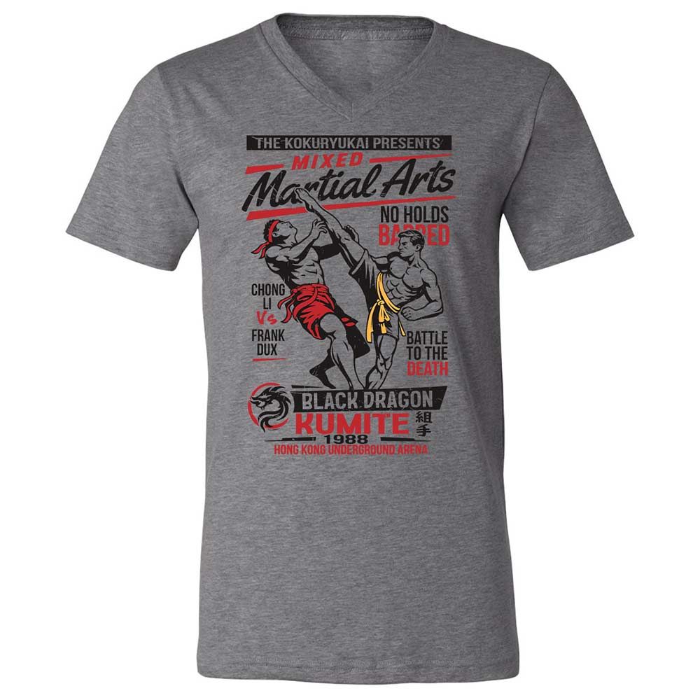 Unisex V-Neck T-Shirt - NRA1TA23 - Deep Heather - 9