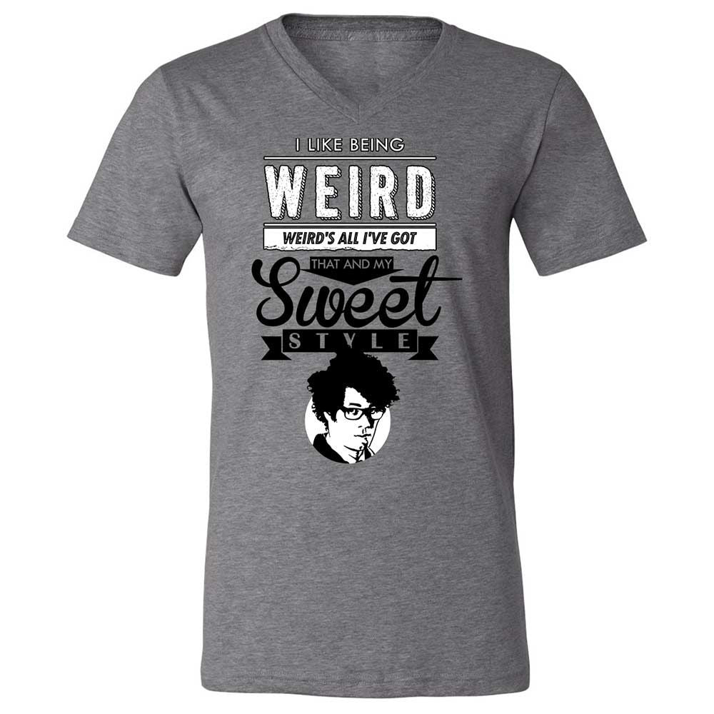 Unisex V-Neck T-Shirt - NK175HMJ - Deep Heather - 9
