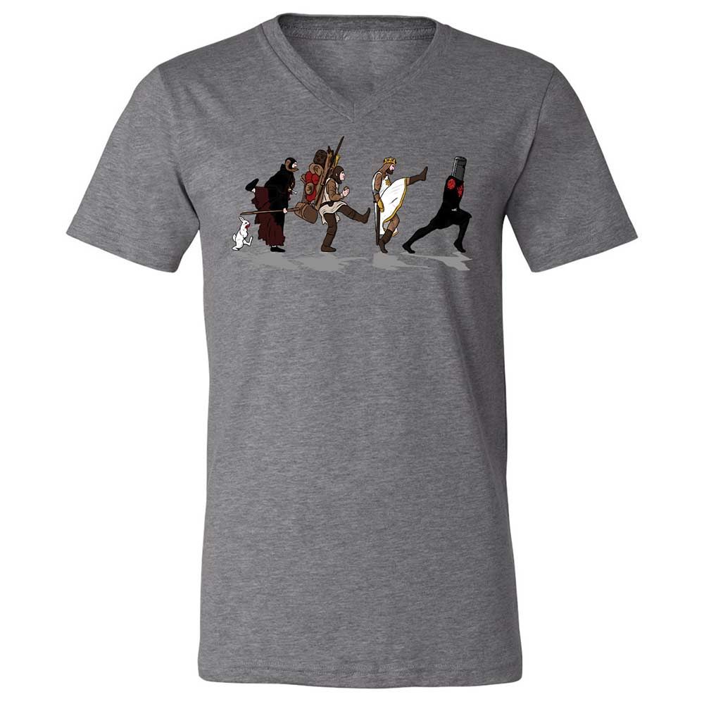 Unisex V-Neck T-Shirt - ER734AUC - Deep Heather - 9