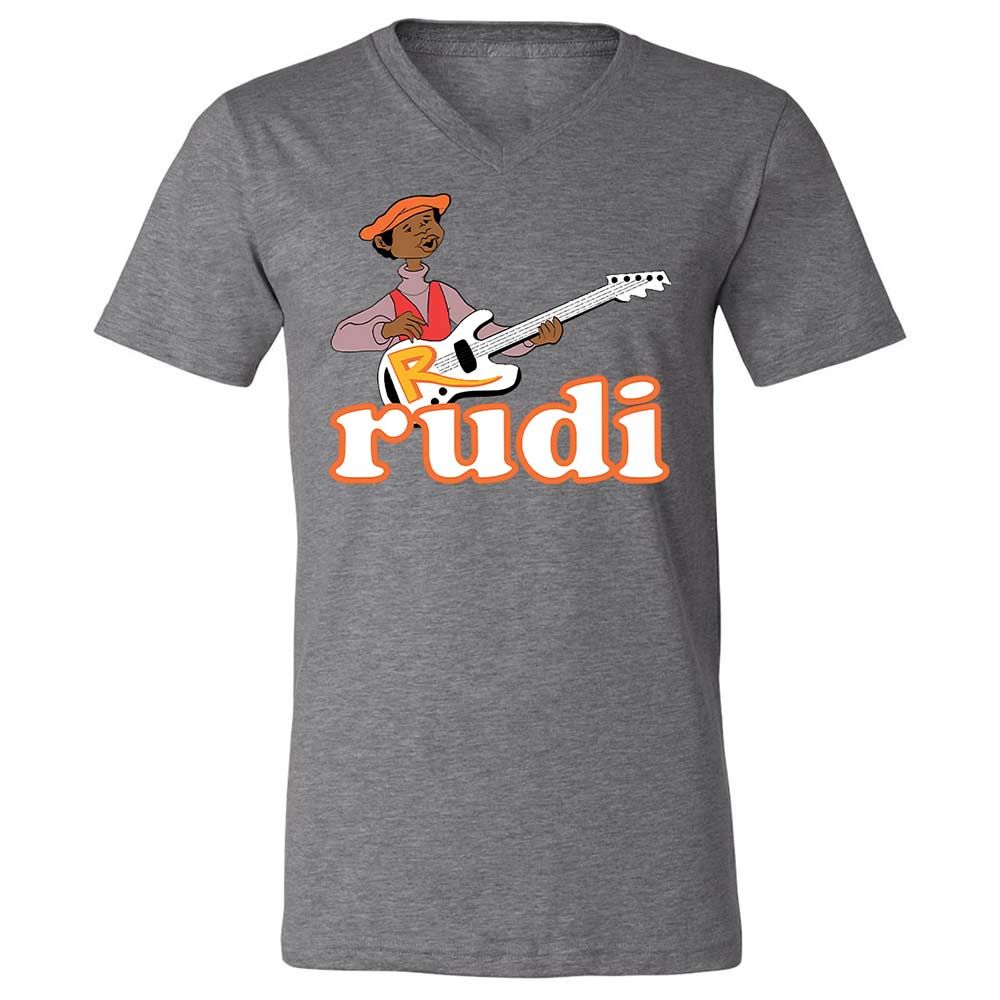 Unisex V-Neck T-Shirt - 2KBSVMNV - Deep Heather - 9