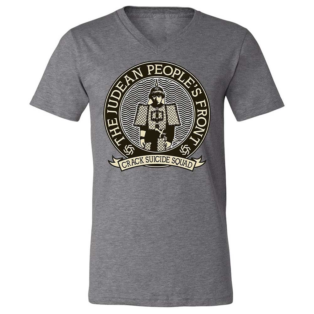 Unisex V-Neck T-Shirt - ZSWCV9KZ - Deep Heather - 9