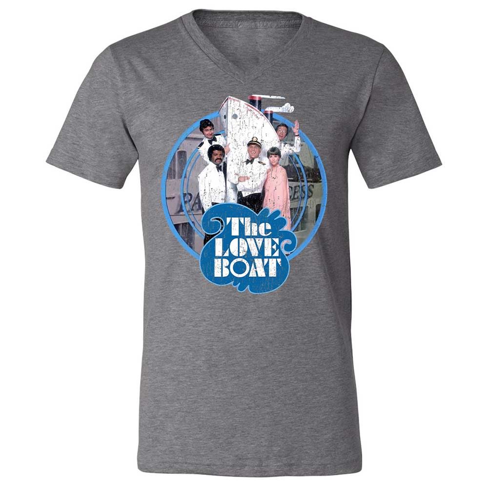 Unisex V-Neck T-Shirt - MEYLLC2Y - Deep Heather - 9