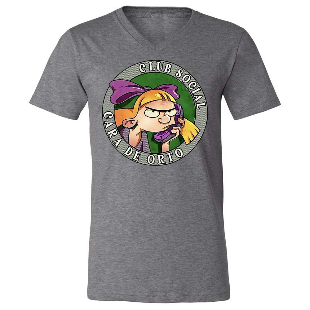 Unisex V-Neck T-Shirt - 359HZ5WF - Deep Heather - 9