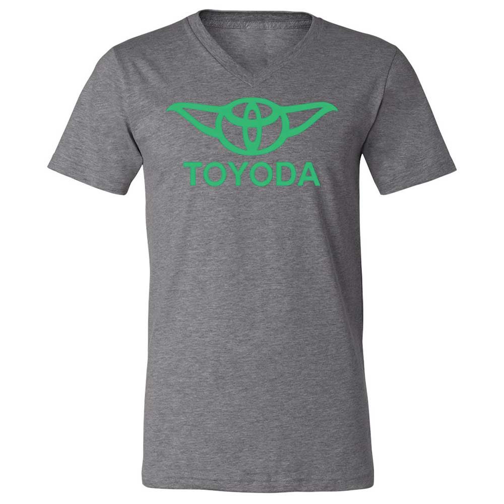 Unisex V-Neck T-Shirt - 5FQ7Y115 - Deep Heather - 9