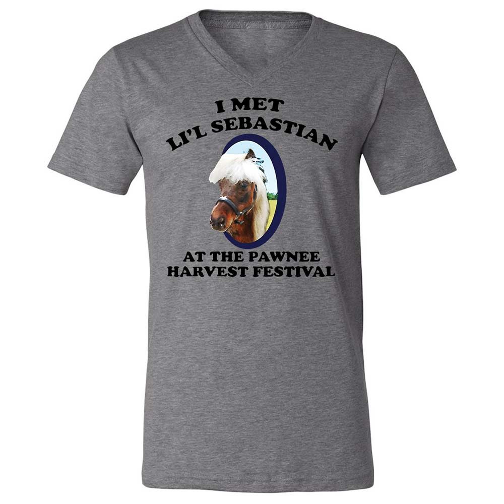 Unisex V-Neck T-Shirt - 8Z1V2HKT - Deep Heather - 9
