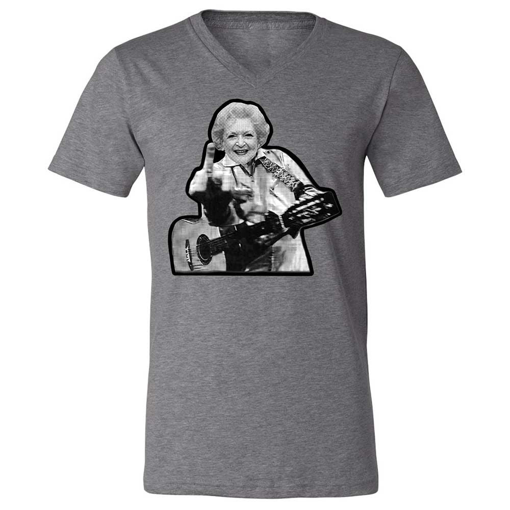 Unisex V-Neck T-Shirt - 8RN69VXF - Deep Heather - 9