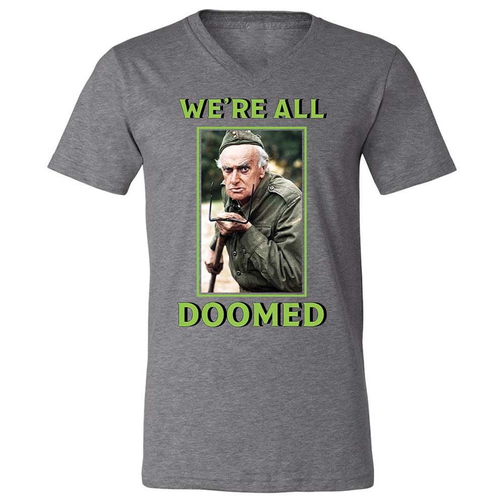 Unisex V-Neck T-Shirt - TC4U2W48 - Deep Heather - 9