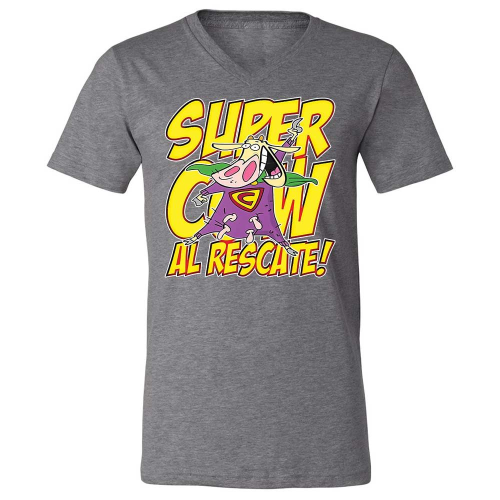 Unisex V-Neck T-Shirt - HLZNMXC3 - Deep Heather - 9
