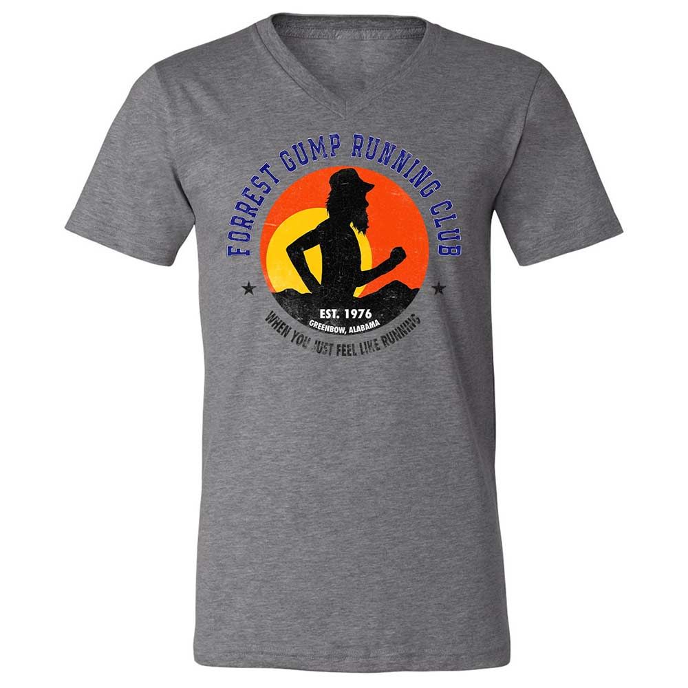 Unisex V-Neck T-Shirt - 5VK5WPBD - Deep Heather - 9