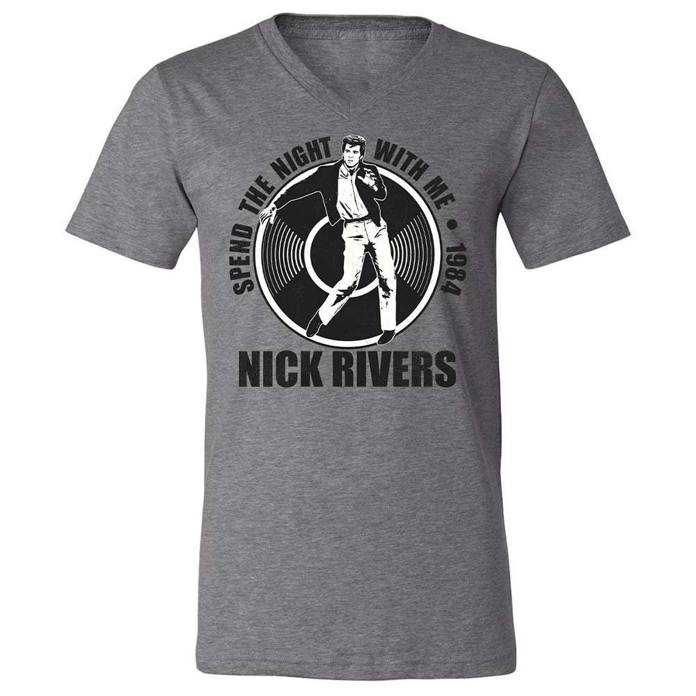 Unisex V-Neck T-Shirt - UVXAY29G - Deep Heather - 9