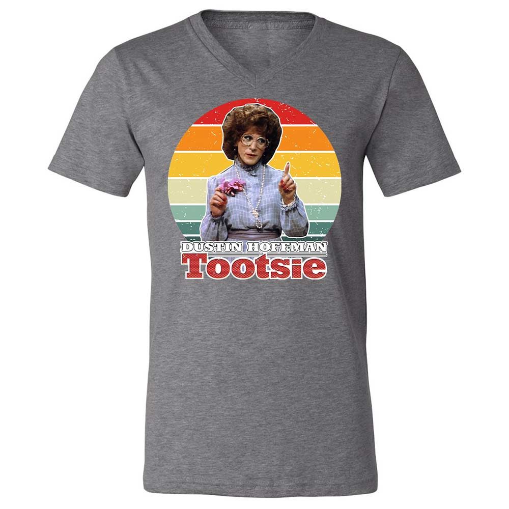 Unisex V-Neck T-Shirt - NCAGKSYR - Deep Heather - 9