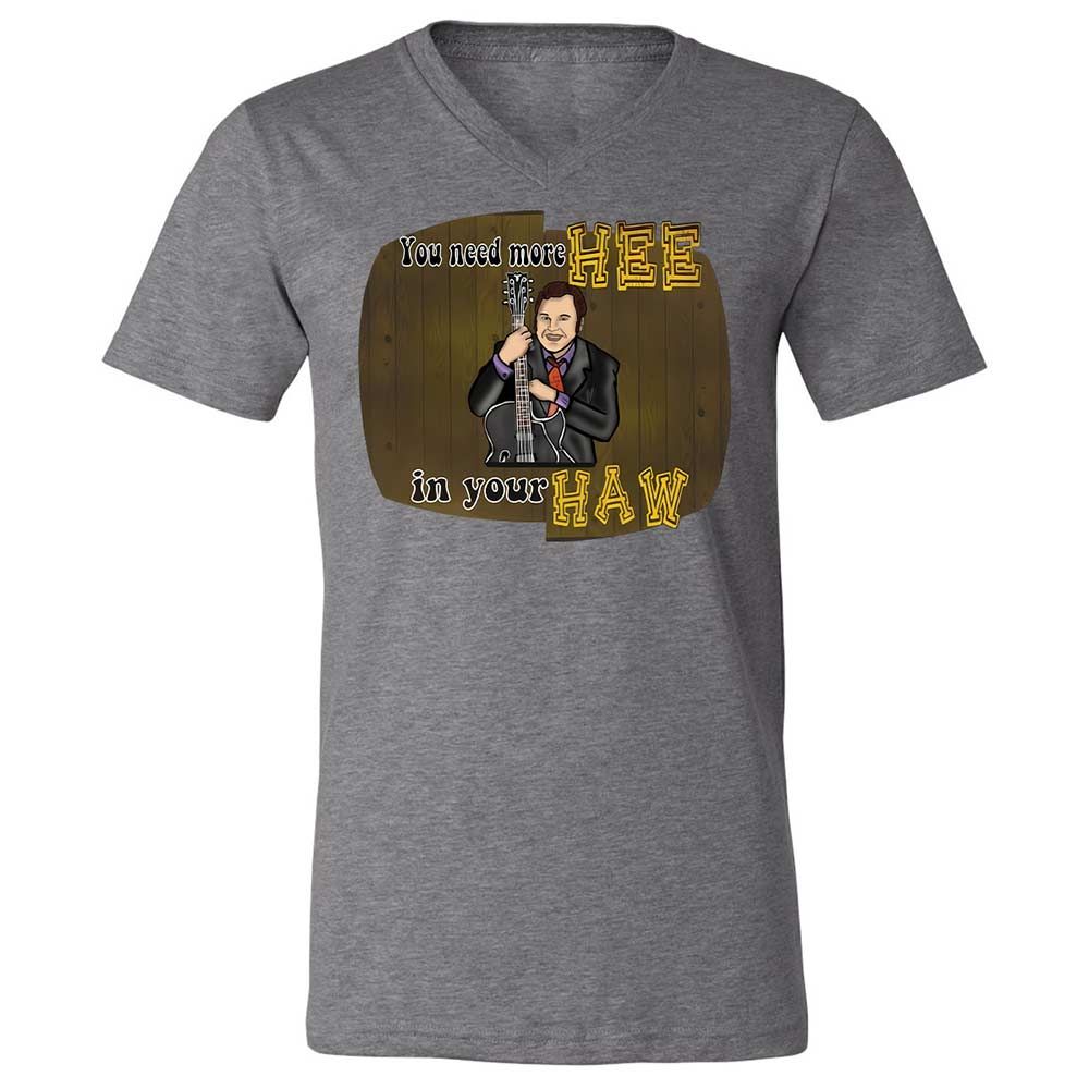 Unisex V-Neck T-Shirt - 3YR5NY3S - Deep Heather - 9