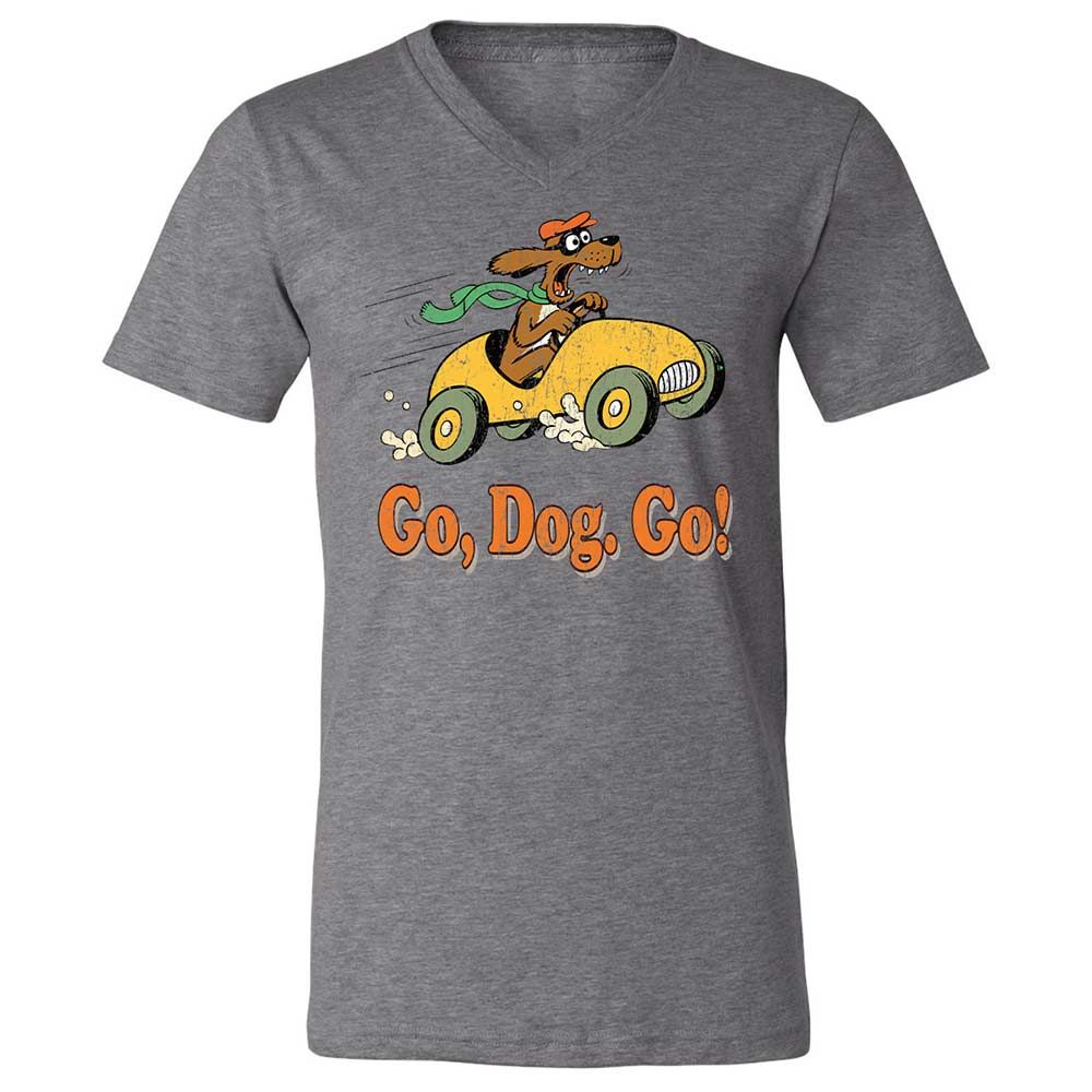Unisex V-Neck T-Shirt - SU8RS743 - Deep Heather - 9