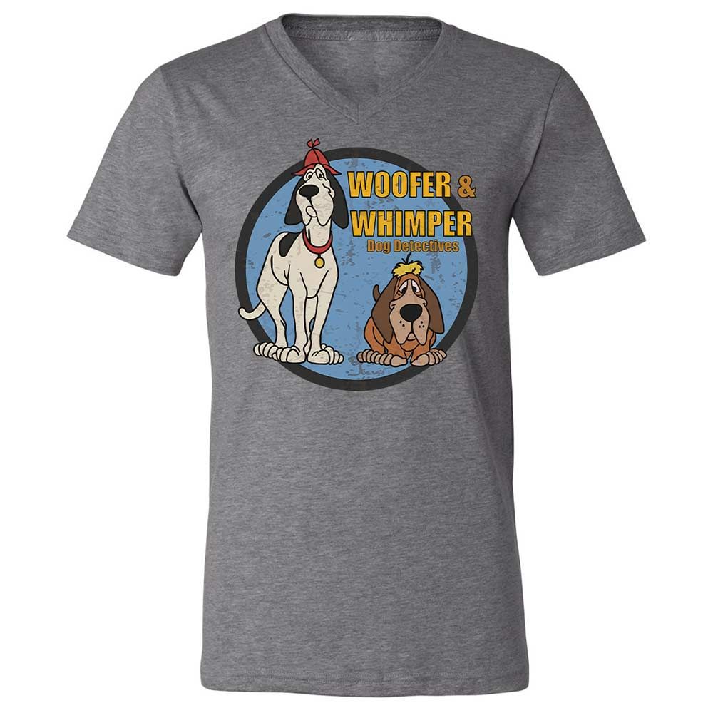 Unisex V-Neck T-Shirt - 46HHCJAX - Deep Heather - 9