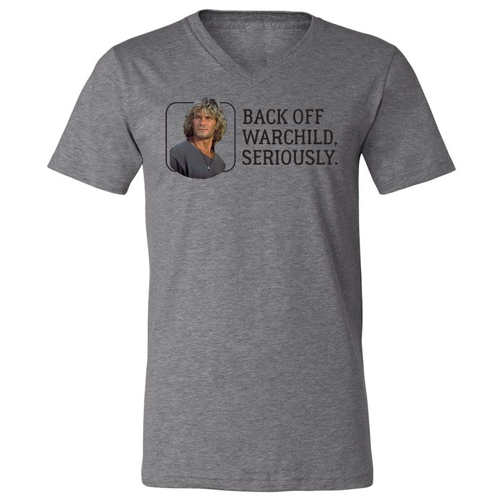 Unisex V-Neck T-Shirt - ZEWKMKDA - Deep Heather - 9