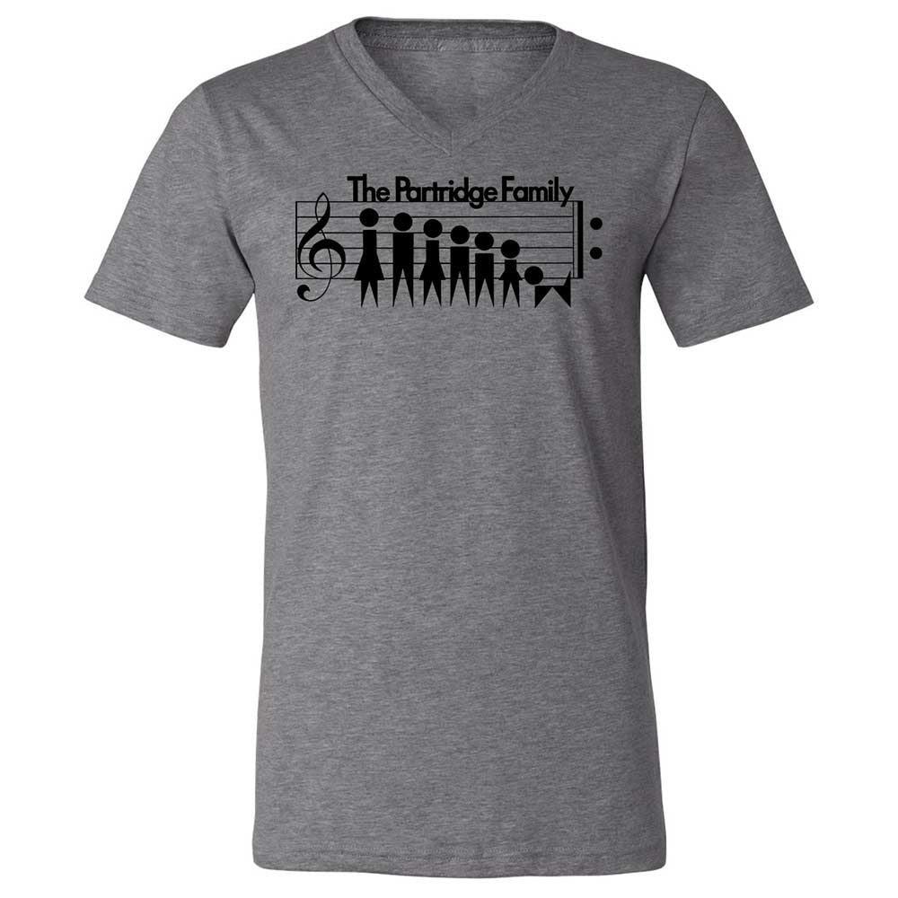 Unisex V-Neck T-Shirt - H9YLNGF9 - Deep Heather - 9