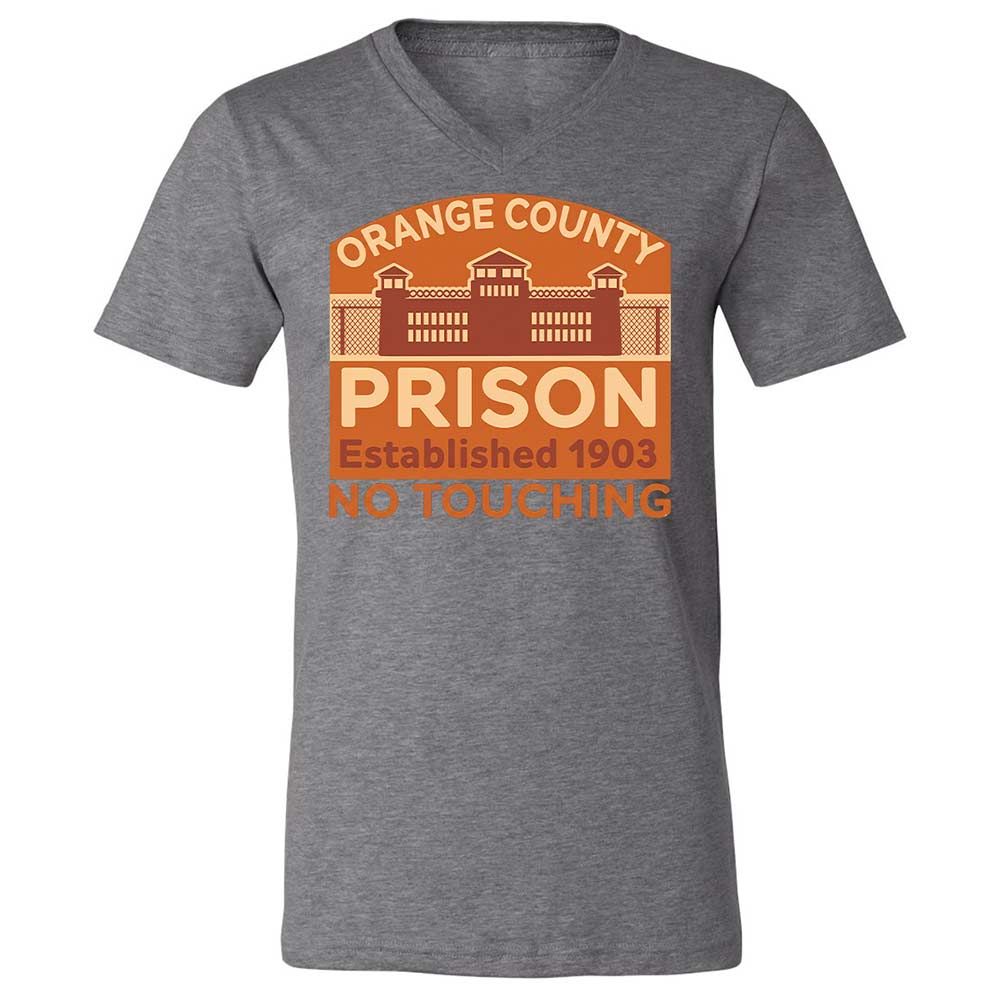 Unisex V-Neck T-Shirt - S99SQHDW - Deep Heather - 9