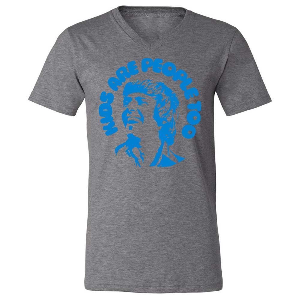 Unisex V-Neck T-Shirt - GEME3SJ5 - Deep Heather - 9