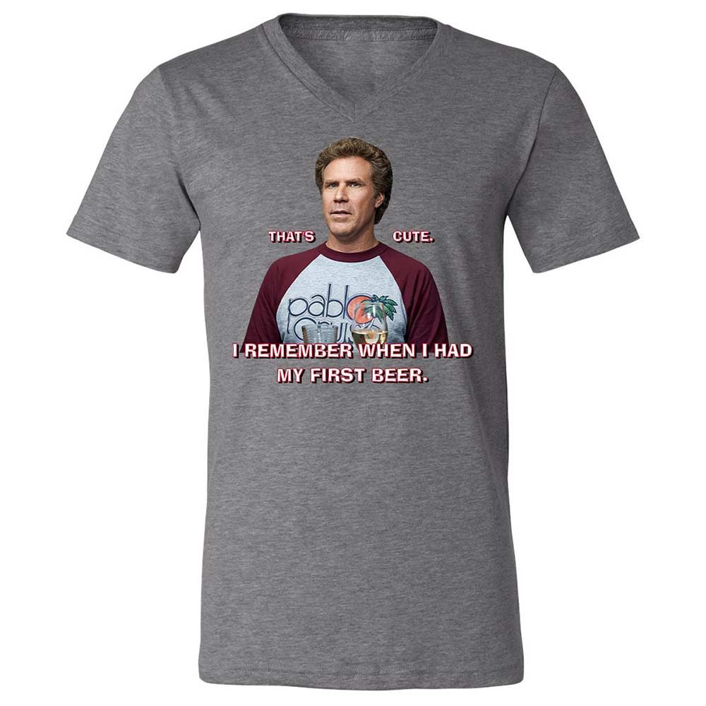 Unisex V-Neck T-Shirt - 6JP3QLD1 - Deep Heather - 9