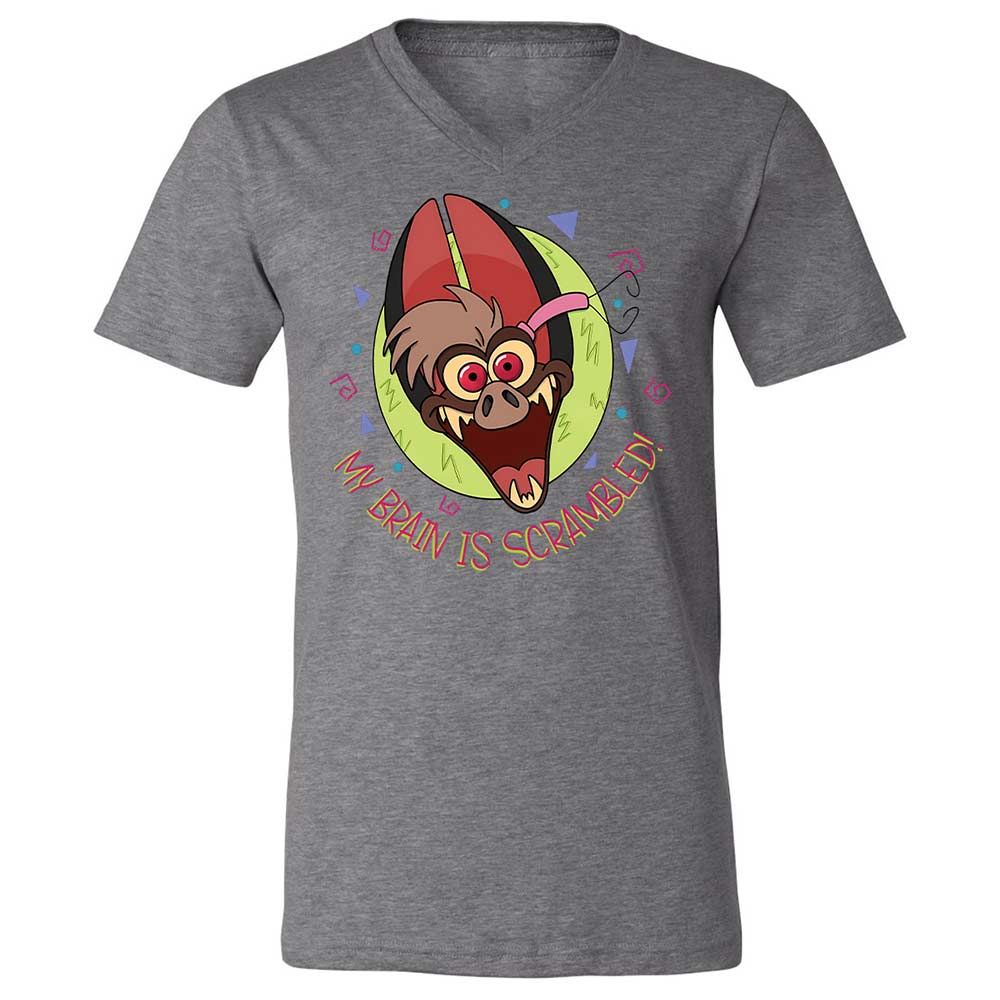 Unisex V-Neck T-Shirt - 5DGU18T5 - Deep Heather - 9