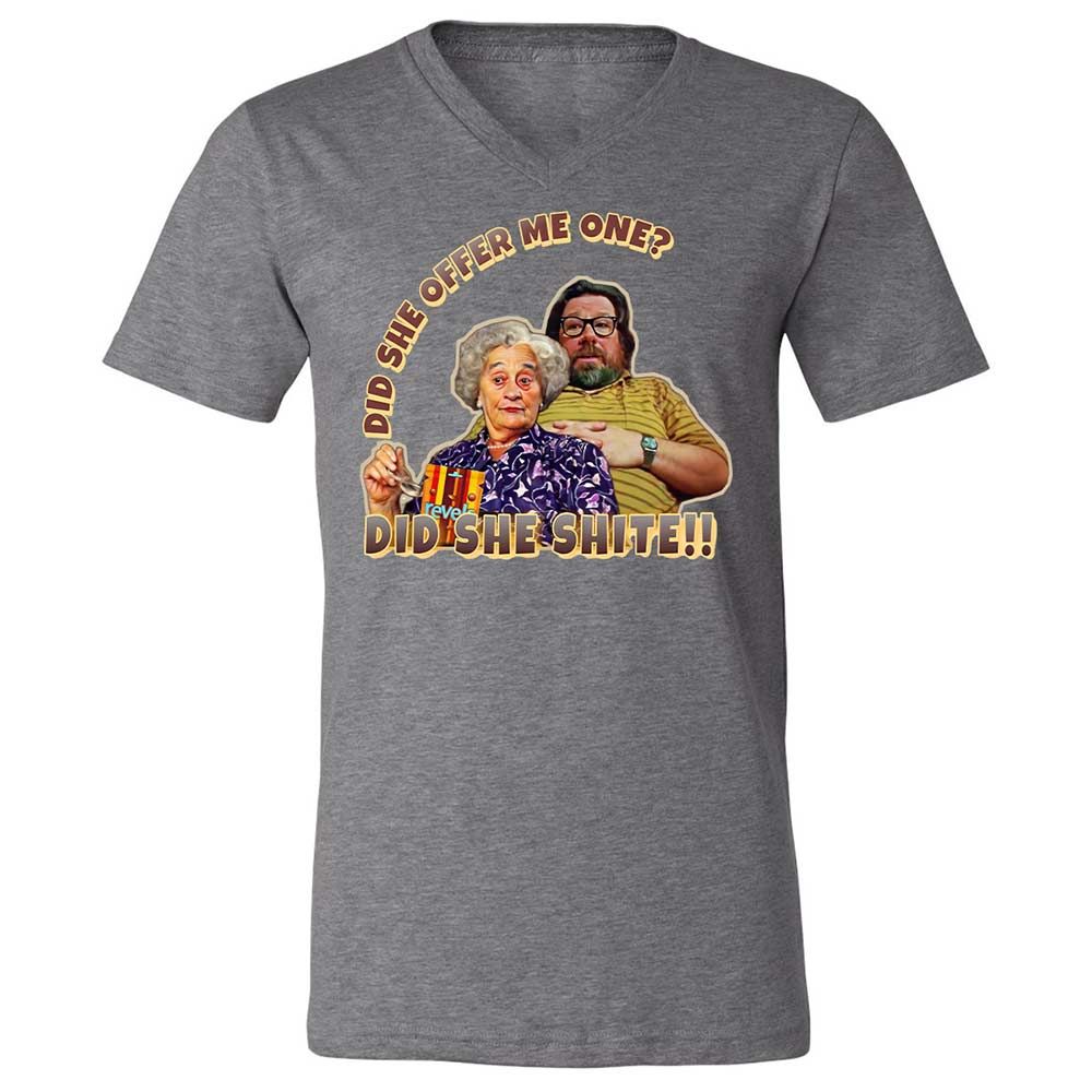 Unisex V-Neck T-Shirt - 5ELJMM3V - Deep Heather - 9