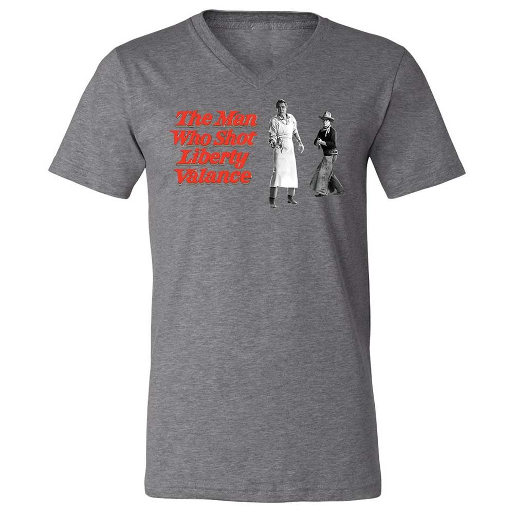 Unisex V-Neck T-Shirt - ZPTVDD4X - Deep Heather - 9