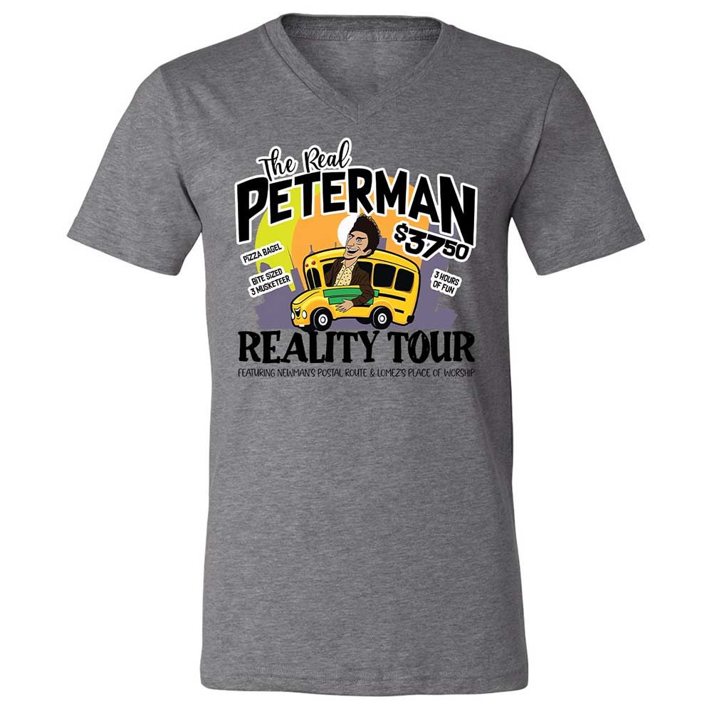Unisex V-Neck T-Shirt - 68PQ4YWN - Deep Heather - 9