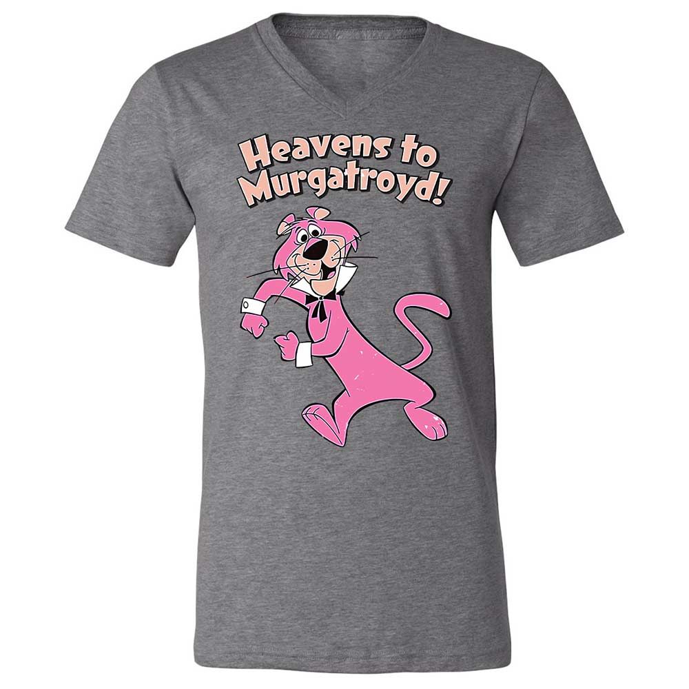 Unisex V-Neck T-Shirt - B38X9X74 - Deep Heather - 9