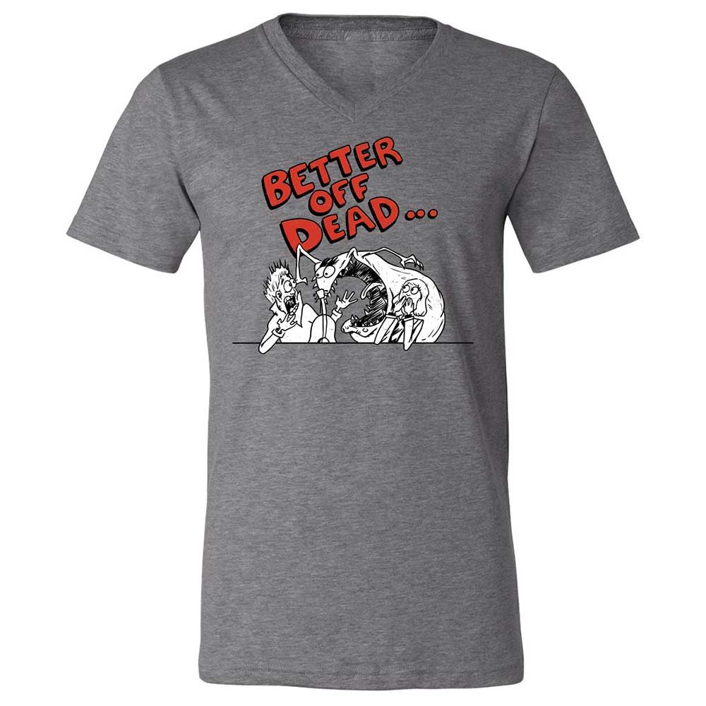 Unisex V-Neck T-Shirt - 48HJX2X5 - Deep Heather - 9