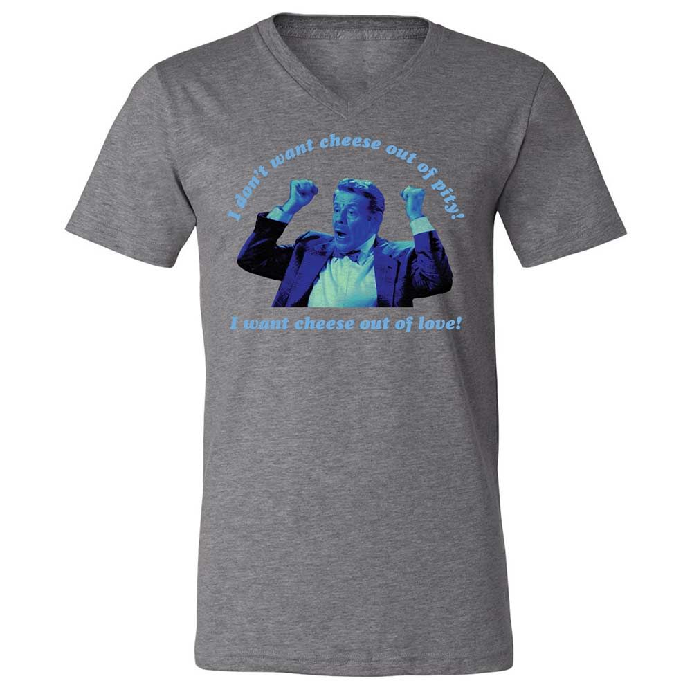 Unisex V-Neck T-Shirt - XZA63KUA - Deep Heather - 9