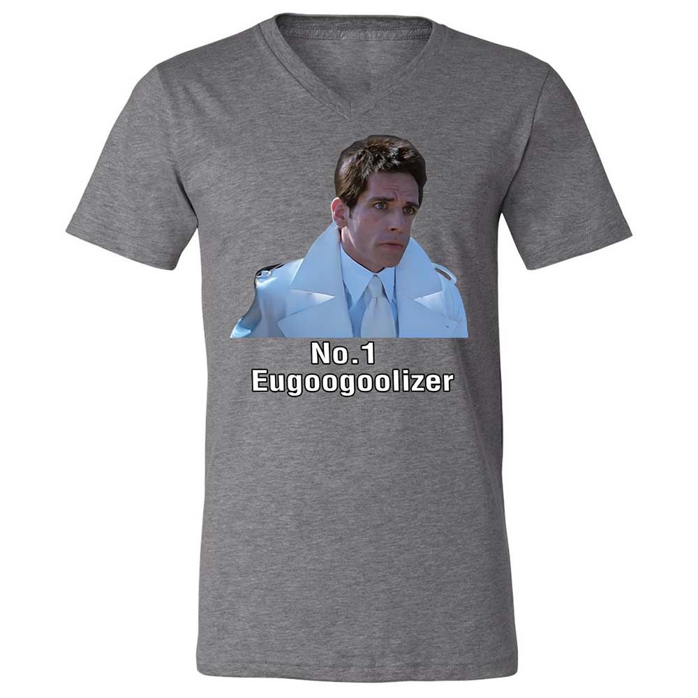 Unisex V-Neck T-Shirt - E49ULFDM - Deep Heather - 9