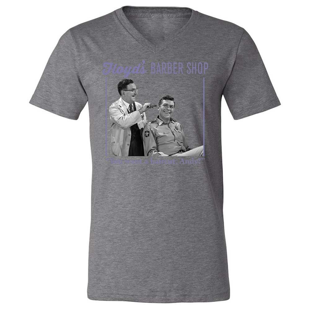 Unisex V-Neck T-Shirt - 7GGXYFWT - Deep Heather - 9