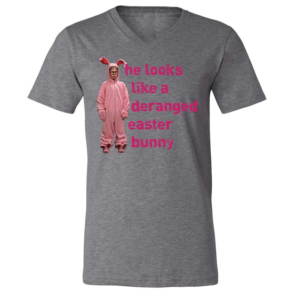 He Looks Like a Deranged Easter Bunny - Deep Heather - 9