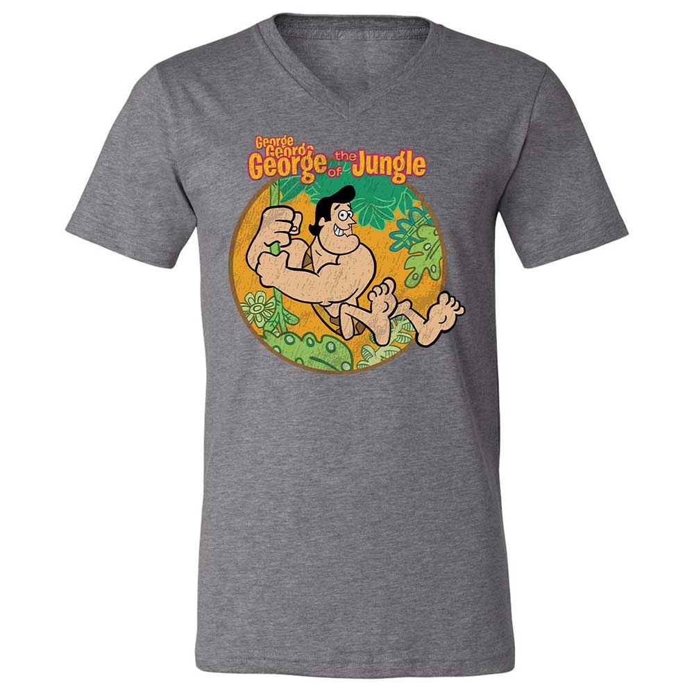 Unisex V-Neck T-Shirt - CK6KDF6D - Deep Heather - 9