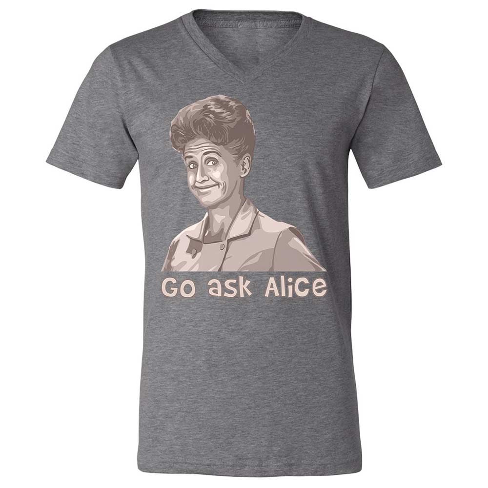 Unisex V-Neck T-Shirt - 23579J1Q - Deep Heather - 9