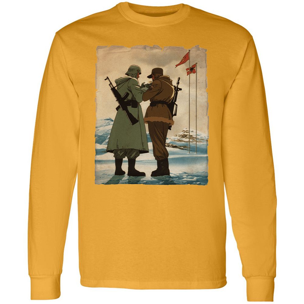 Long Sleeve T-Shirt - 2T4HG375 - Gold - 9