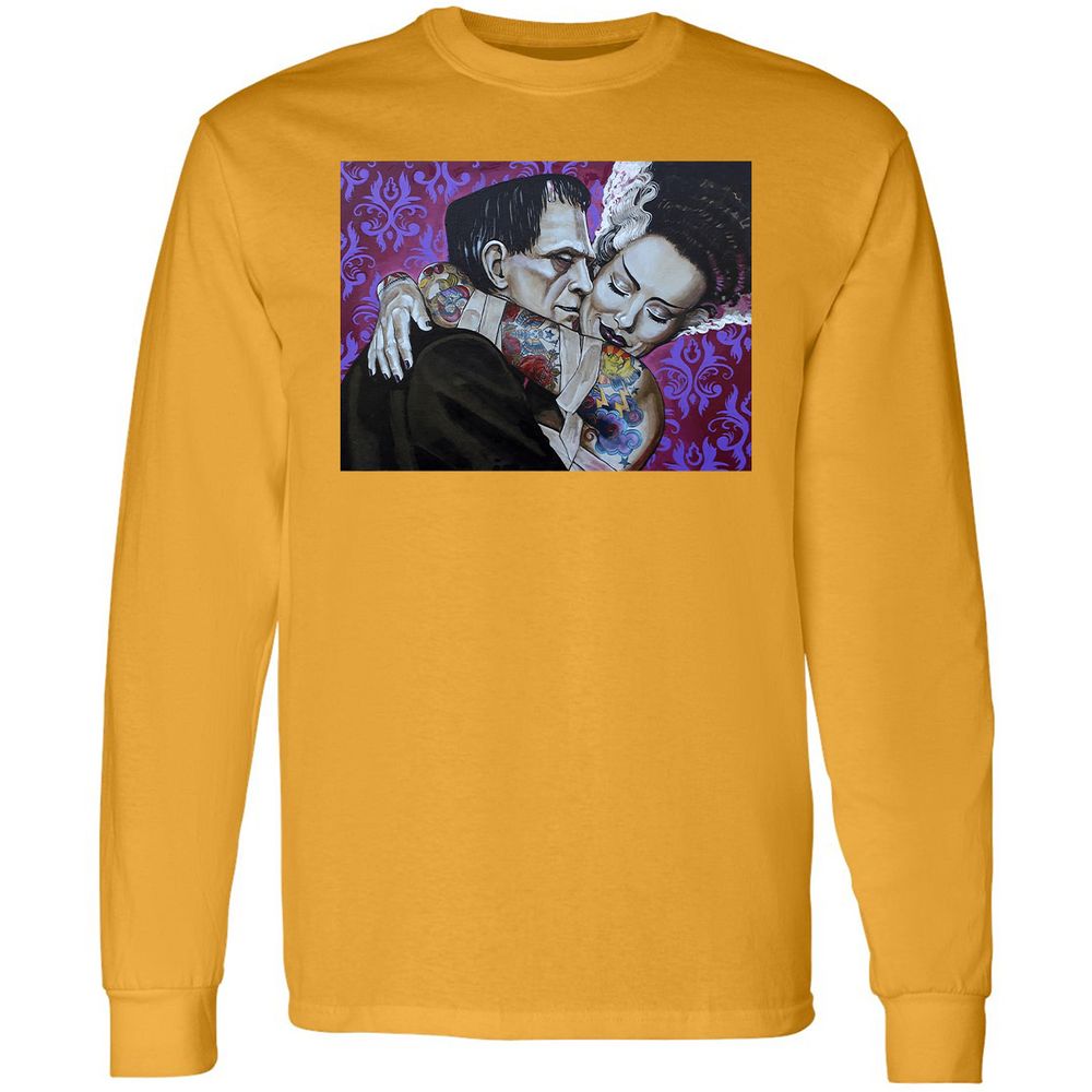 Long Sleeve T-Shirt - Q3T692BJ - Gold - 9