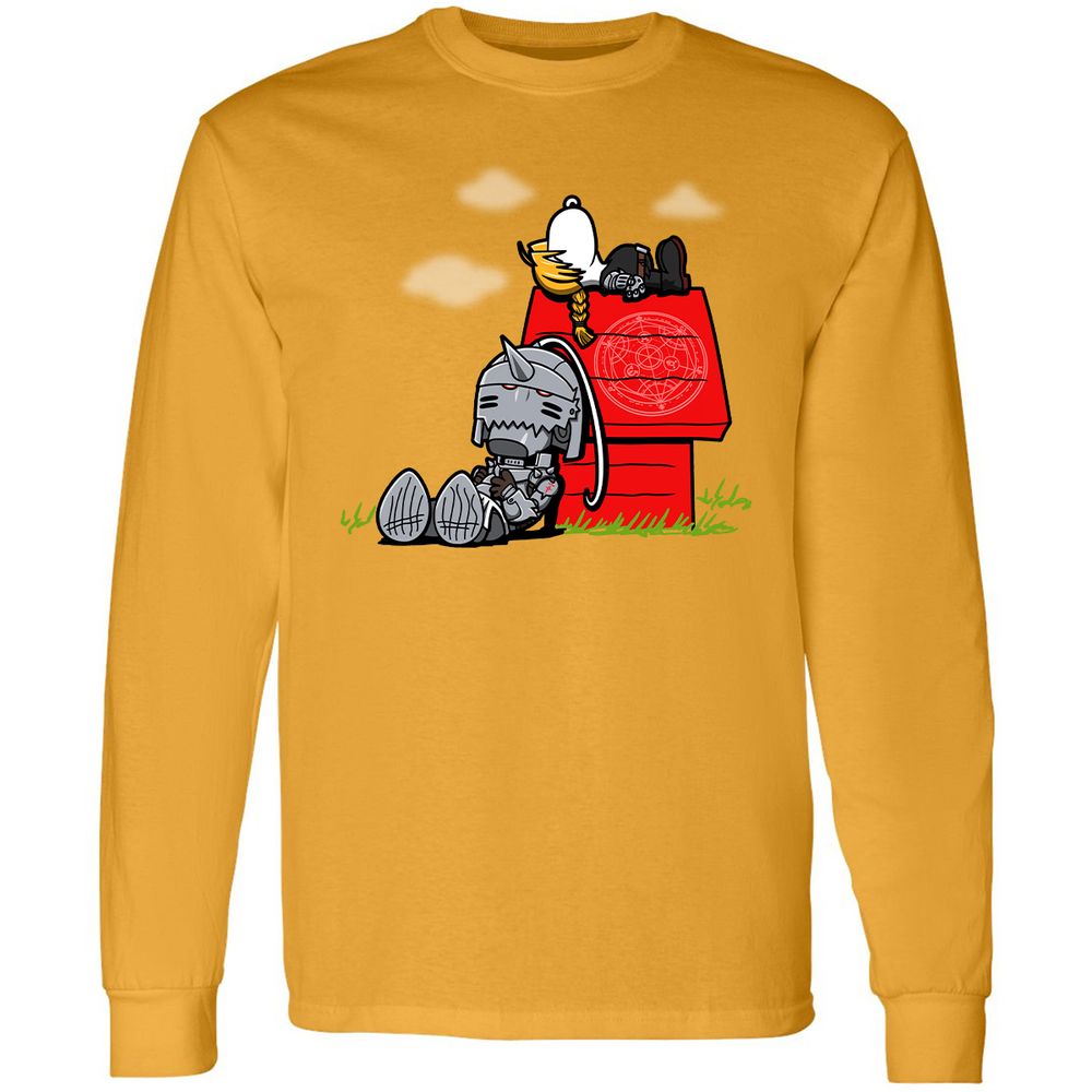 Long Sleeve T-Shirt - 2Q6ULEG9 - Gold - 9